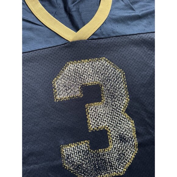 Vintage 90's NCAA Notre Dame Champion Football Jersey #3 Size 48 XL Faded Sports - Picture 9 of 16